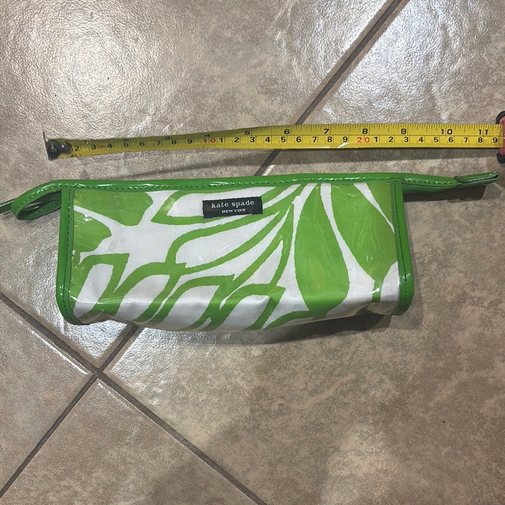 Kate Spade Green Floral Clutch
